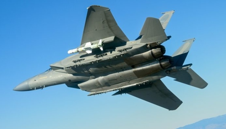 U.S. Uses Saudi-Funded F-15s to Test Heavily Enhanced Harpoon Anti-Ship ...