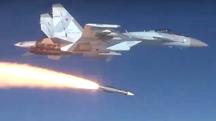 Su-35 Launches R-37M Missile During Testing in Russia in 2020 Su-35 Launches R-37M Missile During Testing in Russia in 2020