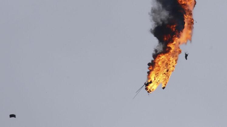 Turkish F-16 Shootdown of Syrian Mi-17 Helicopter Over Syria`s Idlib Governate in 2020 Turkish F-16 Shootdown of Syrian Mi-17 Helicopter Over Syria`s Idlib Governate in 2020