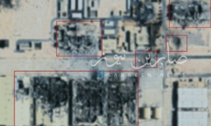 Satellite Image Showing Damage to Al Udeid Air Base