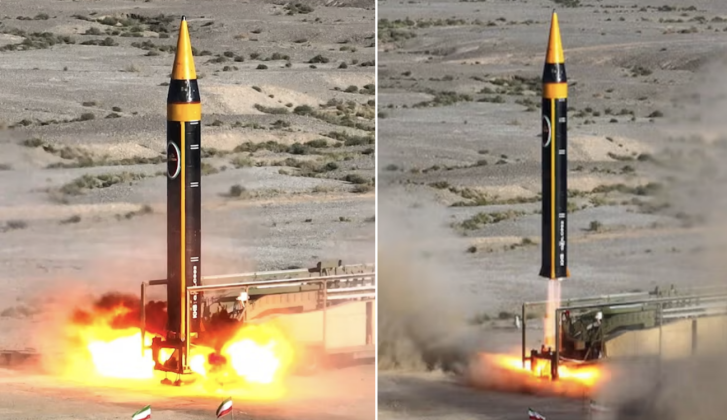 Iranian Launch of Khorramshahr 4 Heavyweight Ballistic Missile