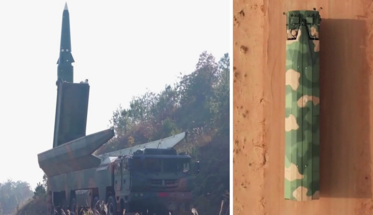 Chinese DF-17 Medium Range Ballistic Missile with Hypersonic Glide Vehicle