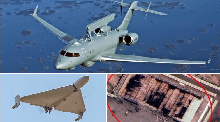 GlobalEye AEW&C, Shahed 136, Destruction at Al Dhafra Air Base