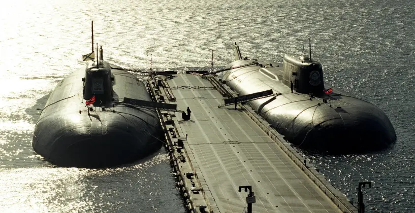 Russian Navy Oscar II Class Attack Submarines