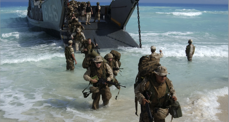 U.S. Marines Conduct Amphibious Landing During Exercises U.S. Marines Conduct Amphibious Landing During Exercises