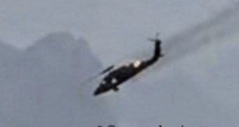 First U.S. Army Black Hawk Helicopter Crashing Over Iran