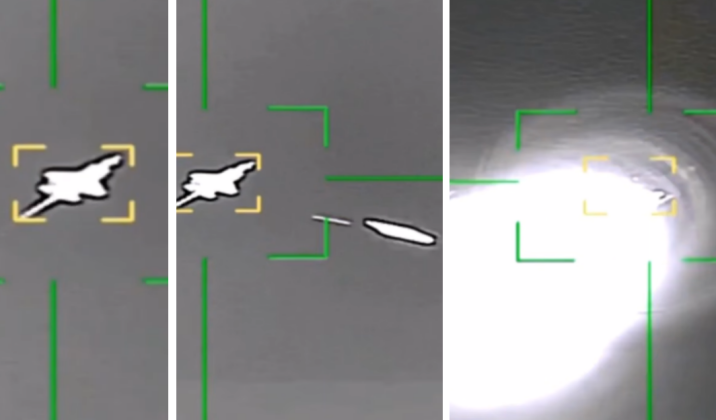 Moments of Iranian Air Defences` Strike on U.S. F-35 in March 2026