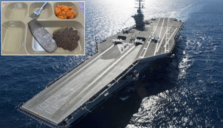 Nimitz Class Supercarrier and Food Rations Onboard