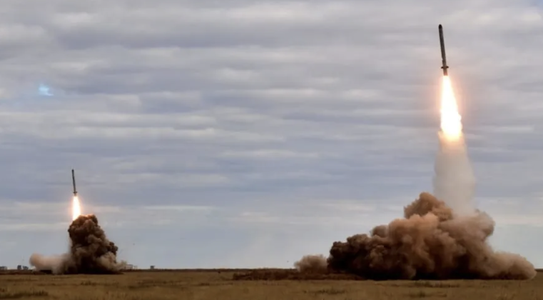 Cruise Missile Launches From Iskander-K System
