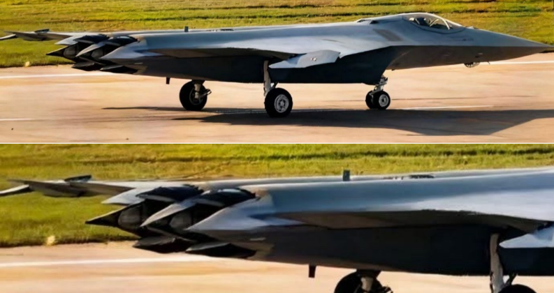 Shenyang Sixth Generation Fighter Flight Prototype and Stealth-Optimised Engine Nozzles