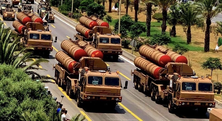 Surface-to-Air Missile Launchers From S-300PMU-2 Long Range Air Defence System