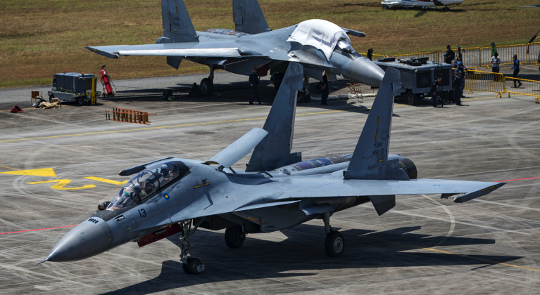Royal Malaysian Air Force Su-30MKM Fighters