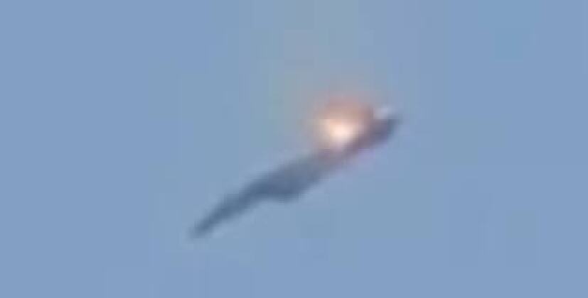 U.S. Air Force F-15E Crashing Near the Kuwaiti-Iraqi Border During War Effort Against Iran