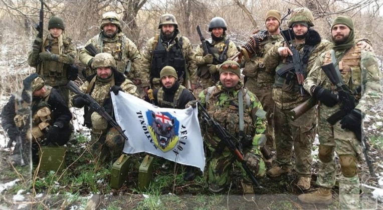 Georgian Legion Personnel in Ukraine