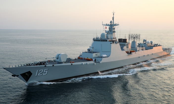 Chinese PLA Navy Type 052D Class Destroyer Cangzhou
