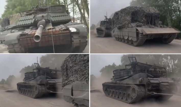 Ukrainain Army M1A1 Abrams Tank Captured By Russian Forces in Sumy in June 2025