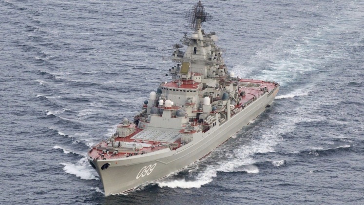 Russian Navy Kirov Class Nuclear Powered Cruiser