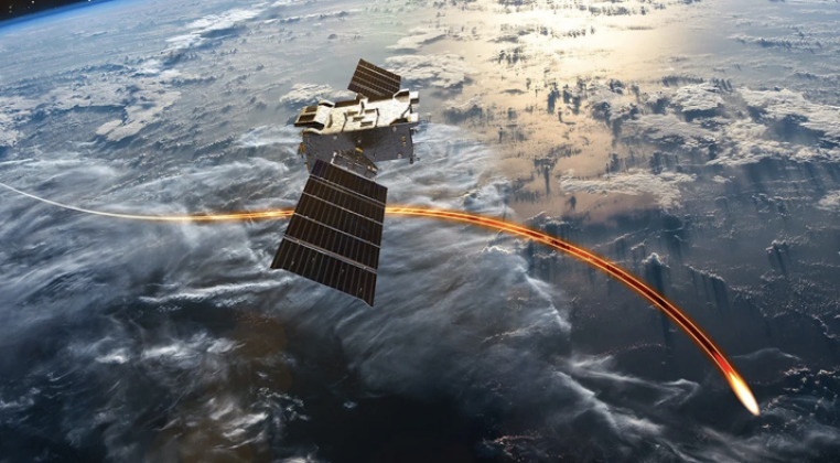 Space Based Anti-Missile Interceptor - Artwork