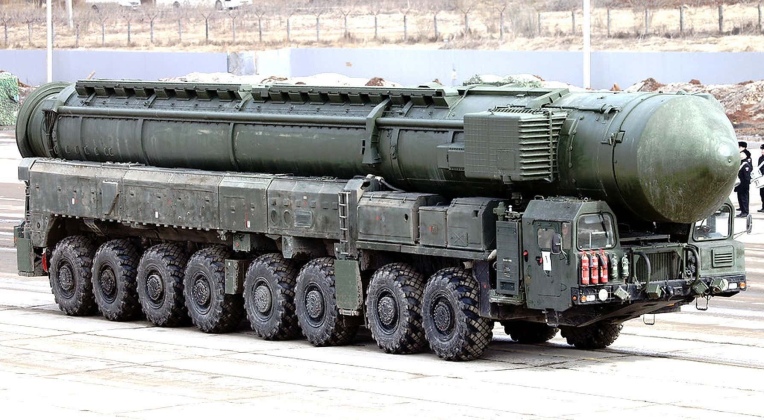 Yars ICBM on Mobile Launch Vehicle