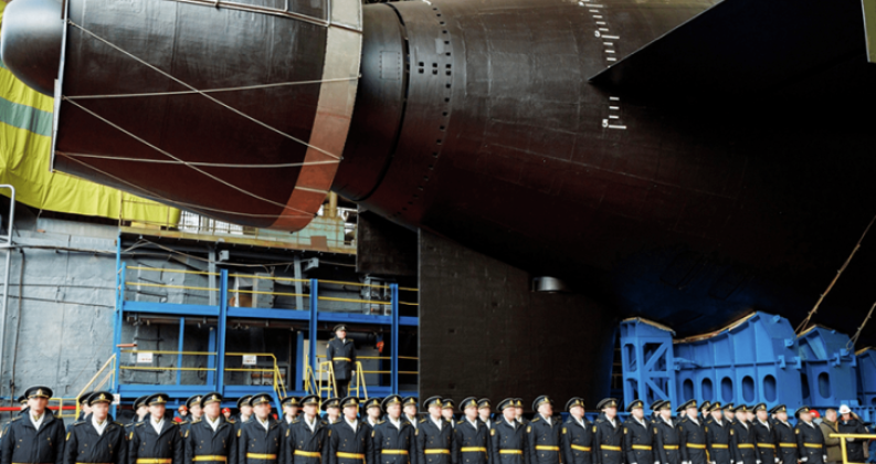 Khabarovsk Submarine at Launch Ceremony