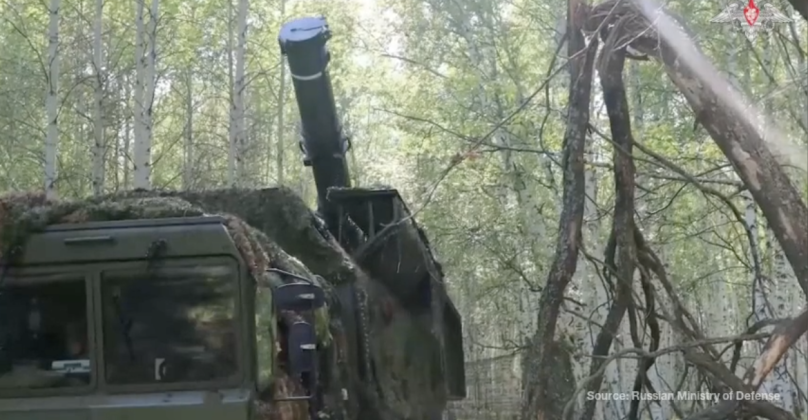 Iskander-K Launcher in May Nuclear War Exercises