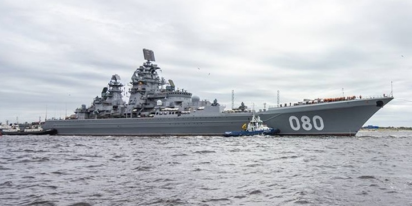 Russian Kirov Class Nuclear Powered Cruise Admiral Nakhimov After Refurbishment