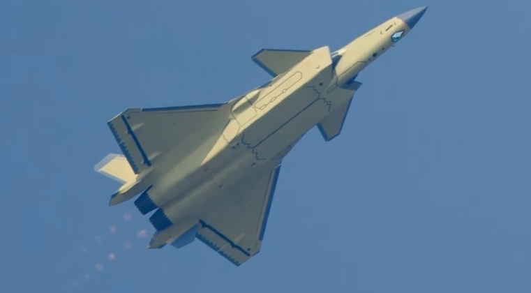 J-20A with WS-15 Engines in Yellow Primer Seen in May 2026 J-20A with WS-15 Engines in Yellow Primer Seen in May 2026