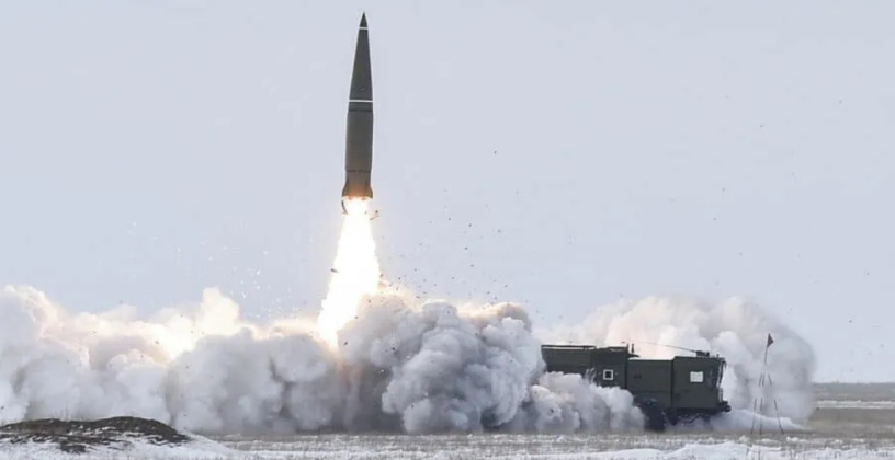 Ballistic Missile Launch from Iskander-M System Ballistic Missile Launch from Iskander-M System