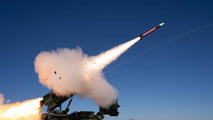 Patriot Missile Launch Patriot Missile Launch