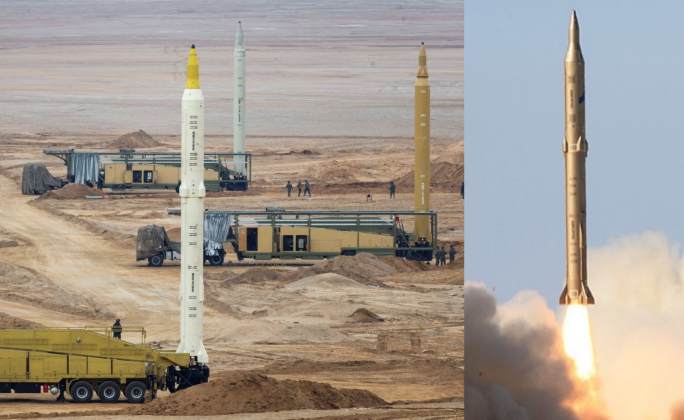 Iranian Sejil Medium Range Ballistic Missiles
