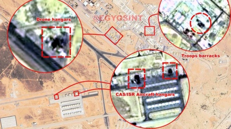 Satellite Images of Damage to Muwaffaq al-Salti Air Base in Jordan