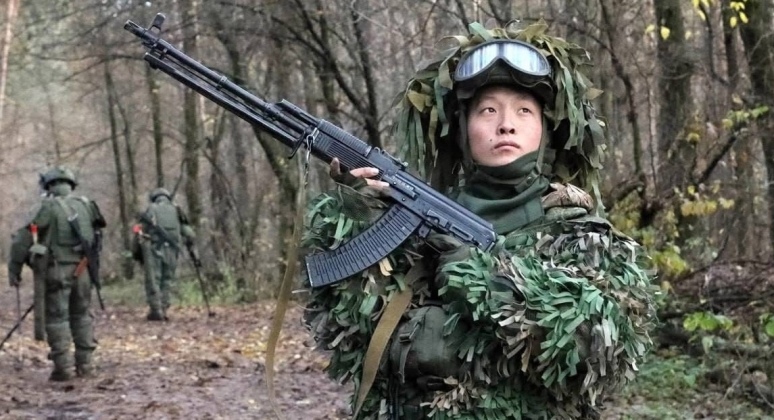 Korean People`s Army Mine Warfare Personnel in the Russian Kursk Region