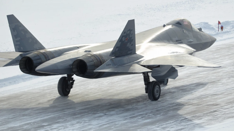 Su-57 Fighter Delivered to the Russian Aerospace Forces in February 2025 Su-57 Fighter Delivered to the Russian Aerospace Forces in February 2025