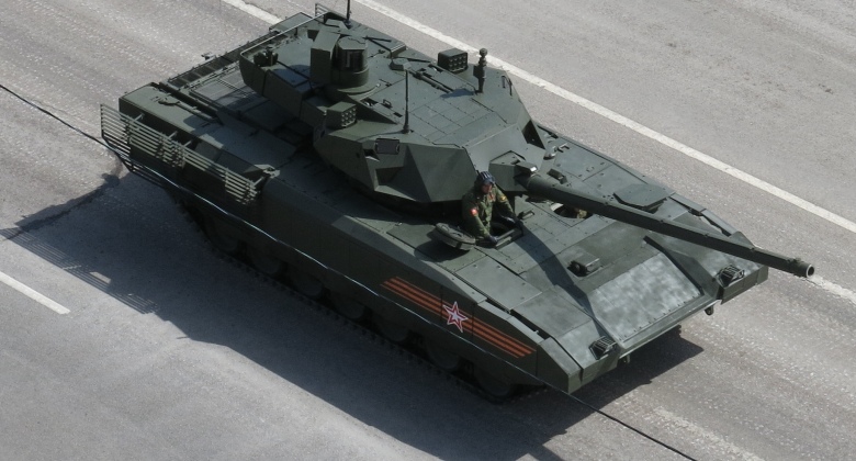 Russian T-14 Tank Prototype - Developed as a Next Generation Successor to the T-80, with a Currently Uncertain Status