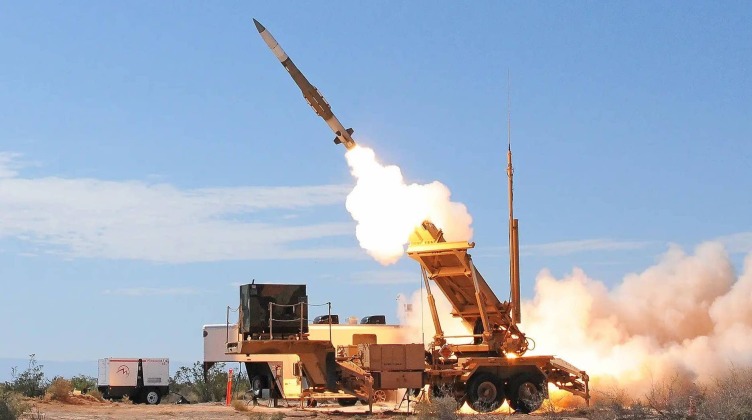 Surface-to-Air Missile Launch from Patriot System
