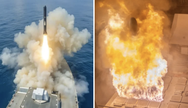 U.S. Navy Tomahawk Cruise Missile Launches Against Iran