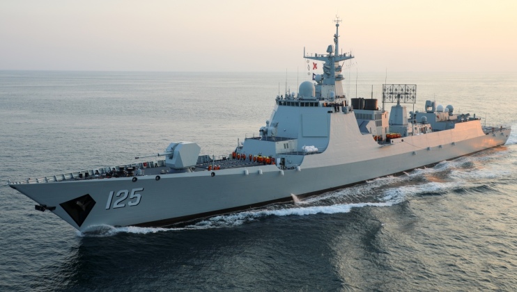Chinese PLA Navy Type 052D Class Destroyer Cangzhou