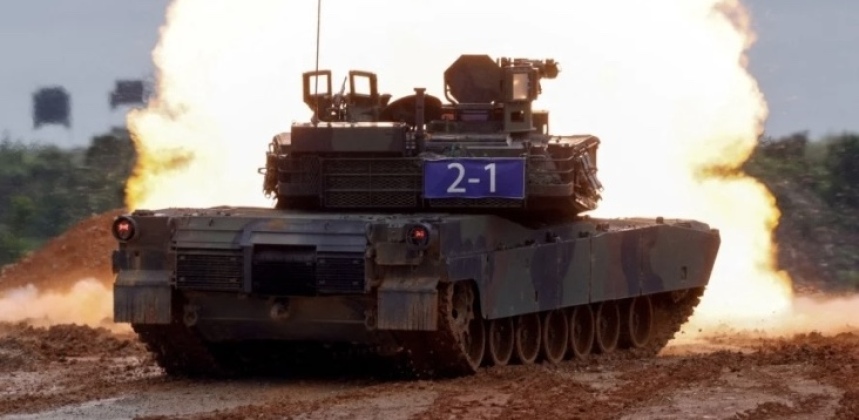 Republic of China Army M1A2 Abrams During Live Fire Exercises