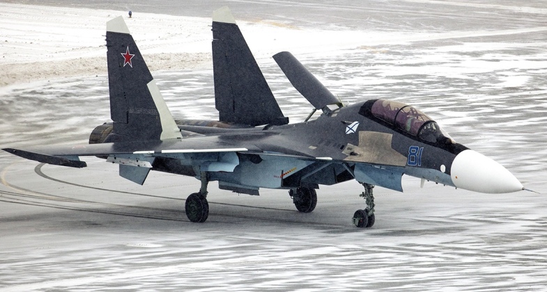Russian Navy Su-30SM2 Fighter Russian Navy Su-30SM2 Fighter