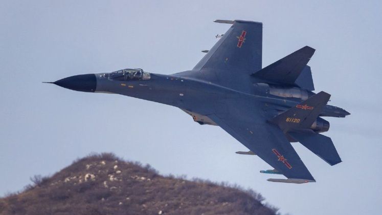Chinese PLA Air Force J-11 Fighter