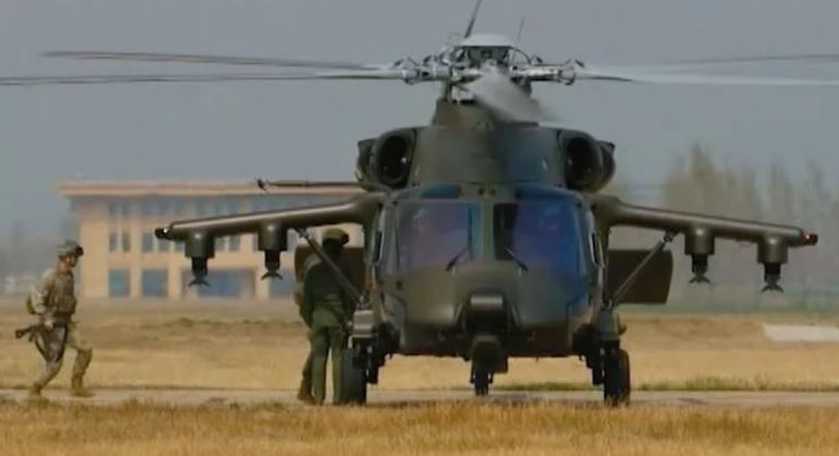Z-20T Helicopter Gunships in April Exercises