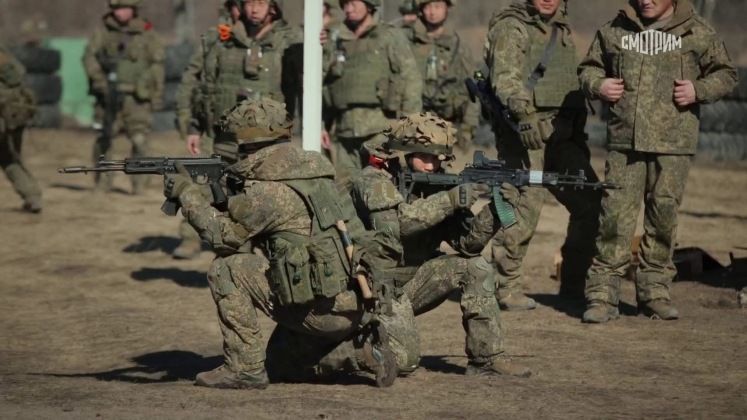 Korean People`s Army Personnel in Russia