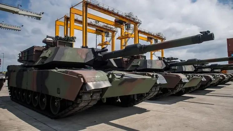 Polish Army M1A2 Abrams Tanks