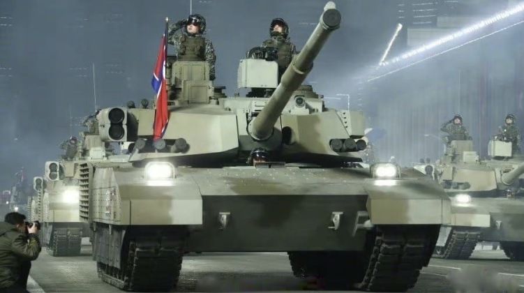 North Korean Next Generation Tank on Parade