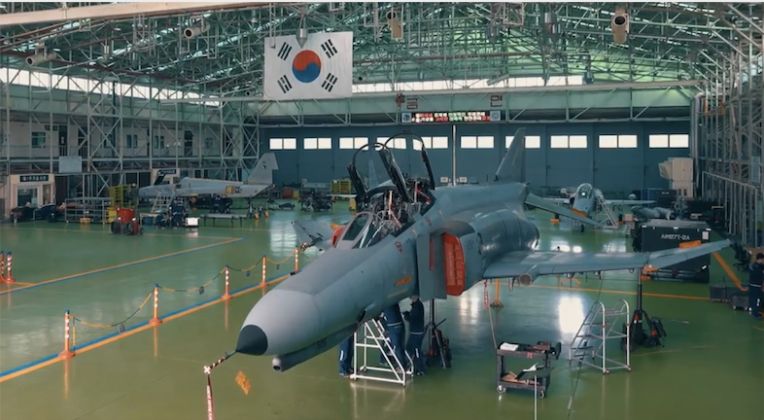 South Korean F-4s Under Maintenance