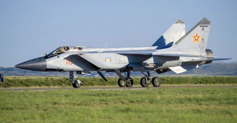 Kazakh Air Force MiG-31 Foxhound Heavy Interceptor 