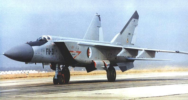 Algerian Air Force MiG-25 Foxbat Heavy Interceptor 
