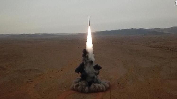 Launch of Chinese DF-26 Ballistic Missile