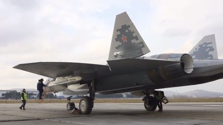 Su-57 Fighter Upon Delivery to the Russian Air Force in November 2024