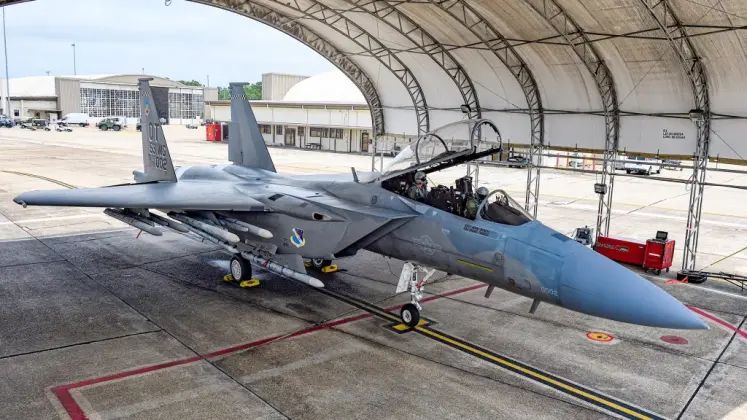 F-15EX Armed For Beyond Visual Range Air to Air Combat